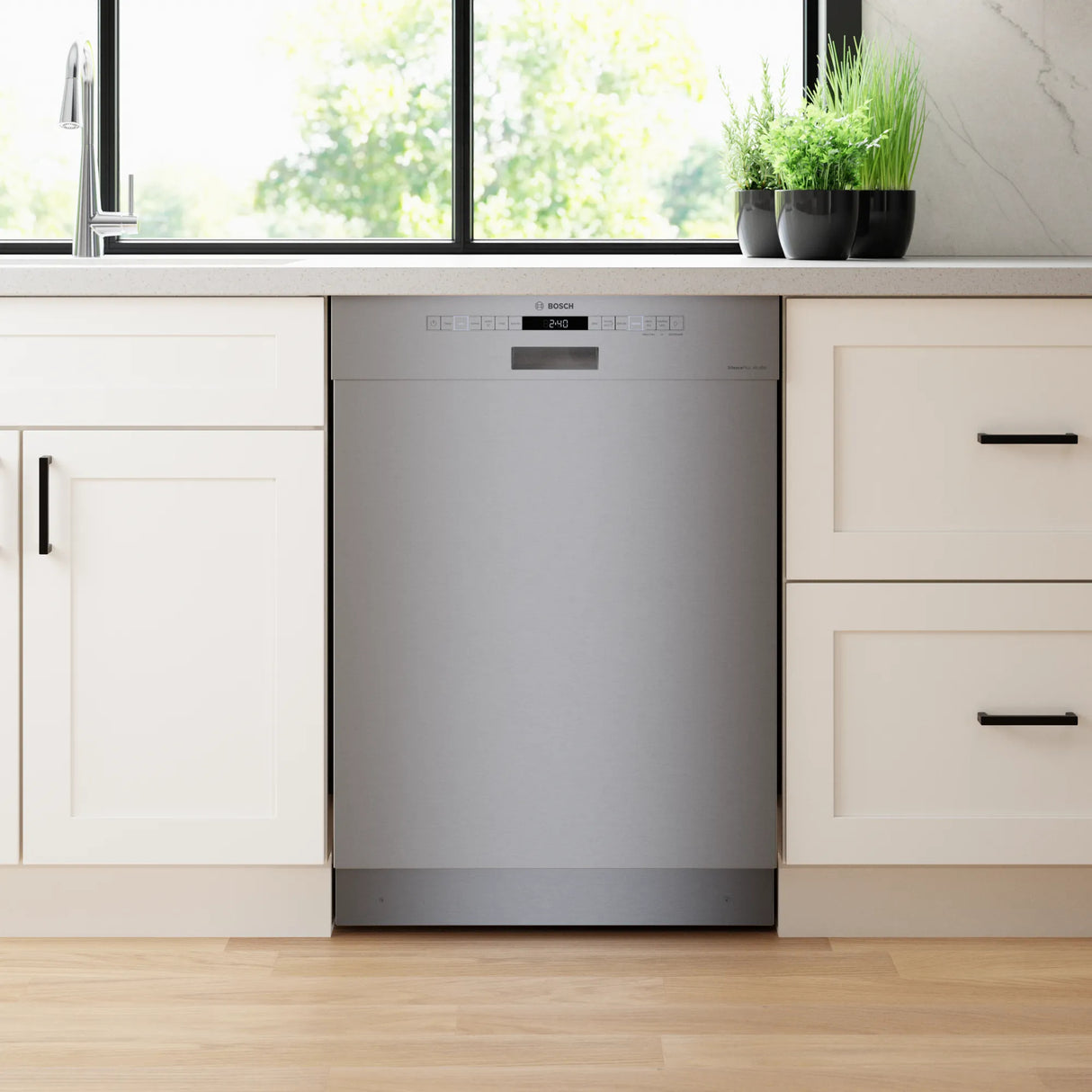 Lave-vaisselle intelligent encastrable 24 po. 46 dBA Inox - Série 300