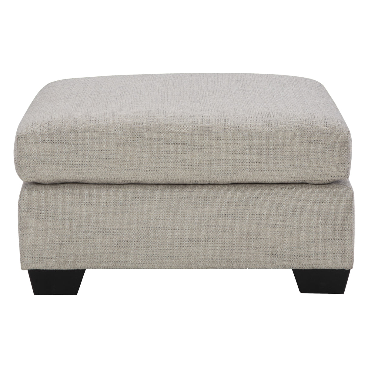 Ottoman surdimensionné Mahoney en tissu beige