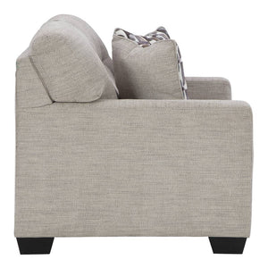 Causeuse beige pâle tissu - Mahoney