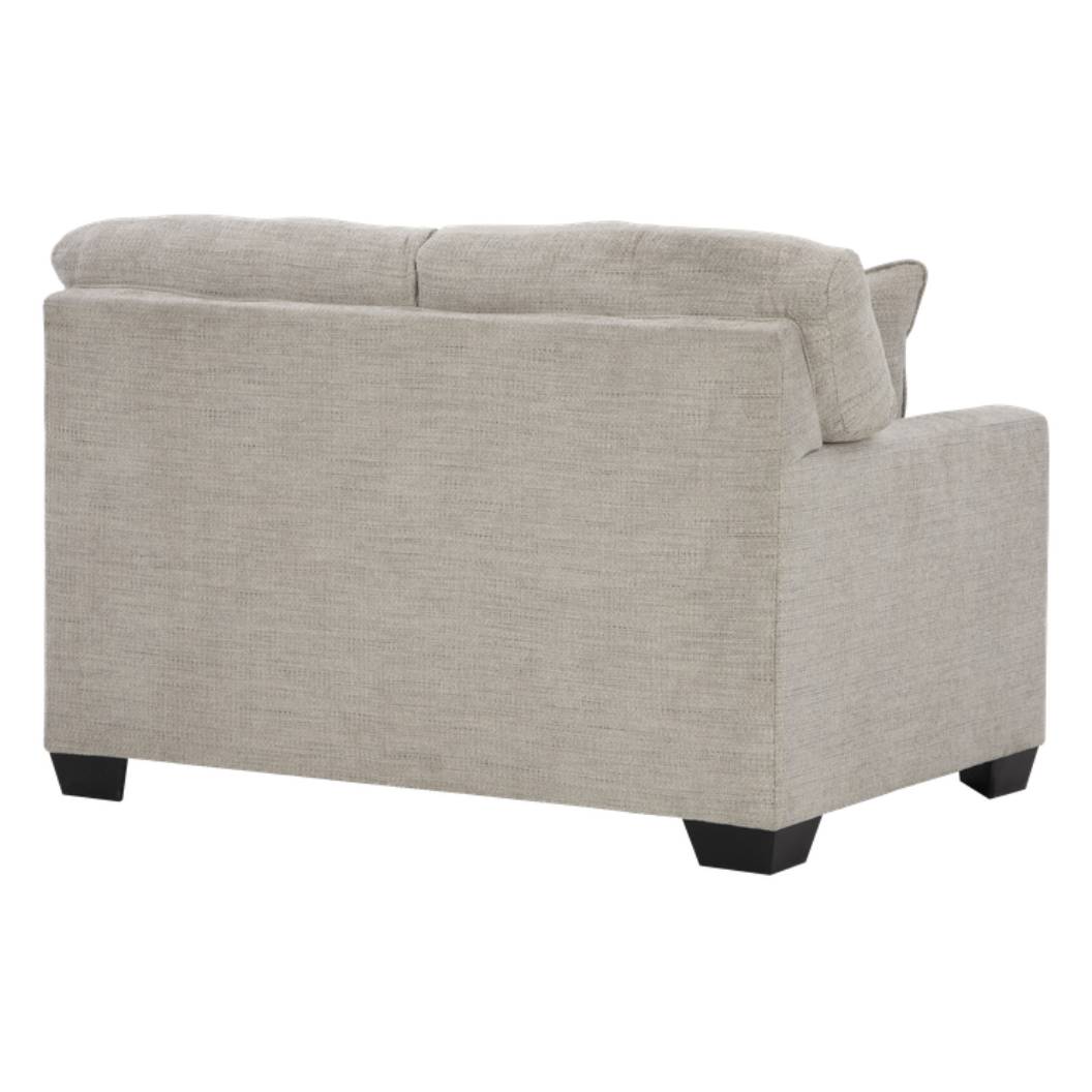 Causeuse beige pâle tissu - Mahoney