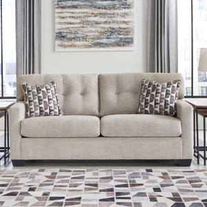 Sofa condo en tissu beige pâle - Mahoney