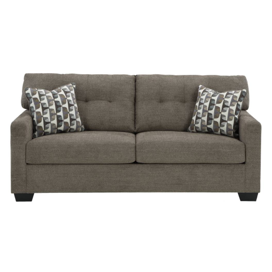 Sofa condo brun tissu - Mahoney
