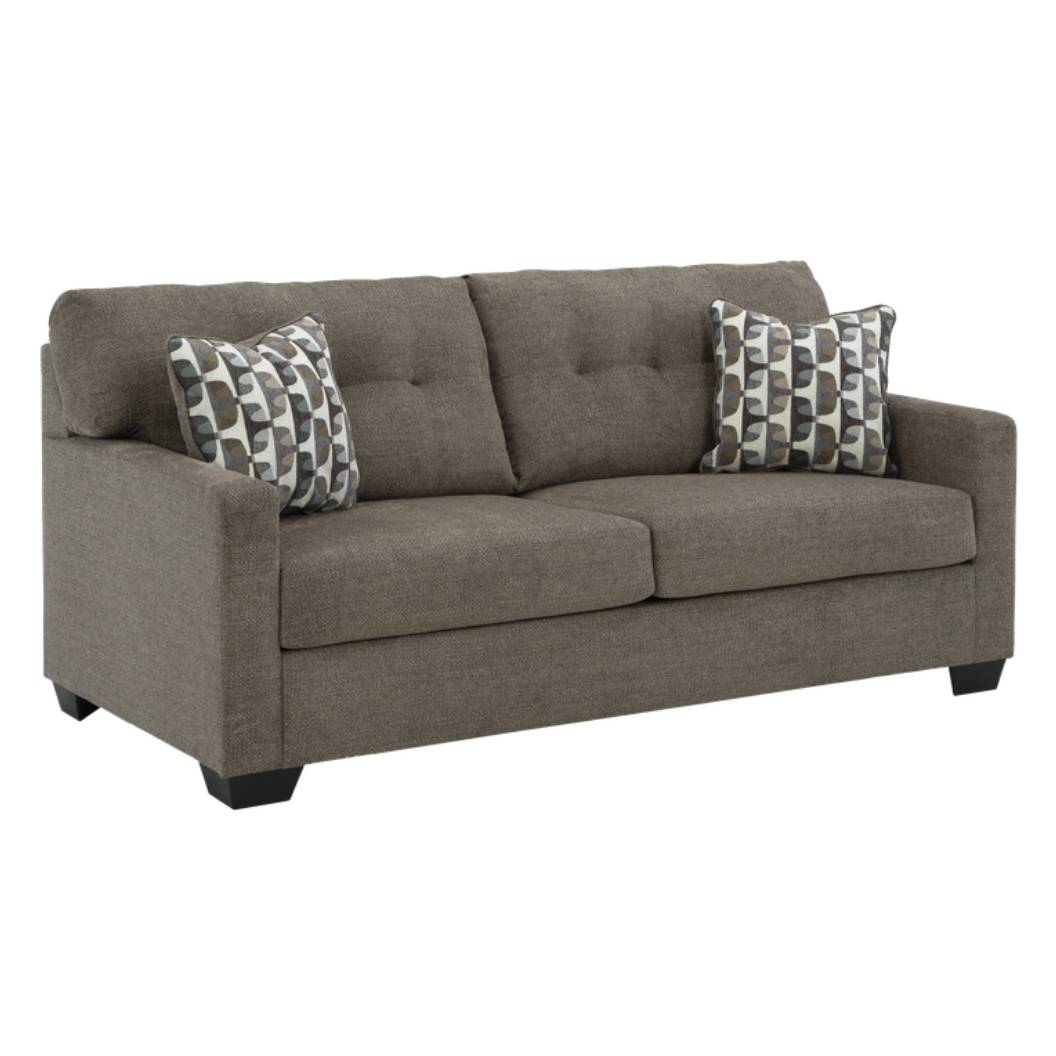 Sofa condo brun tissu - Mahoney