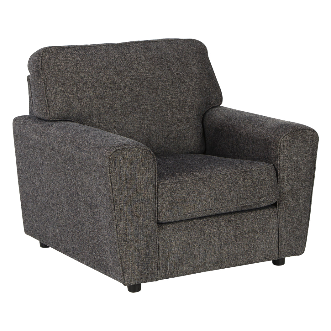 Fauteuil en tissu gris ardoise - Cascilla