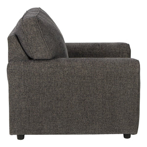 Fauteuil en tissu gris ardoise - Cascilla