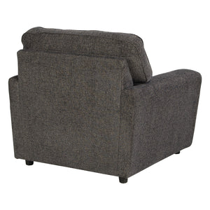 Fauteuil en tissu gris ardoise - Cascilla