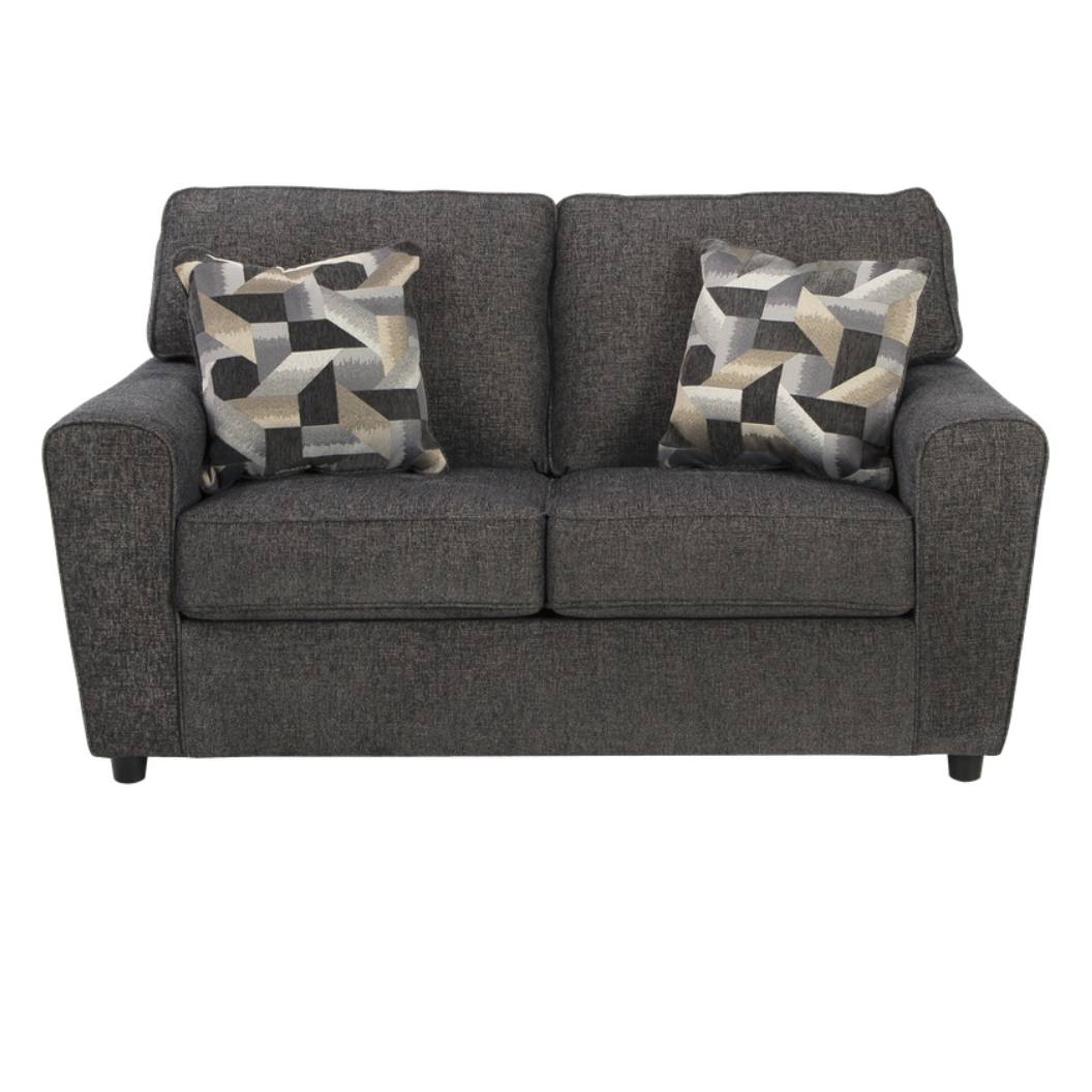 Causeuse en tissu gris - Cascilla