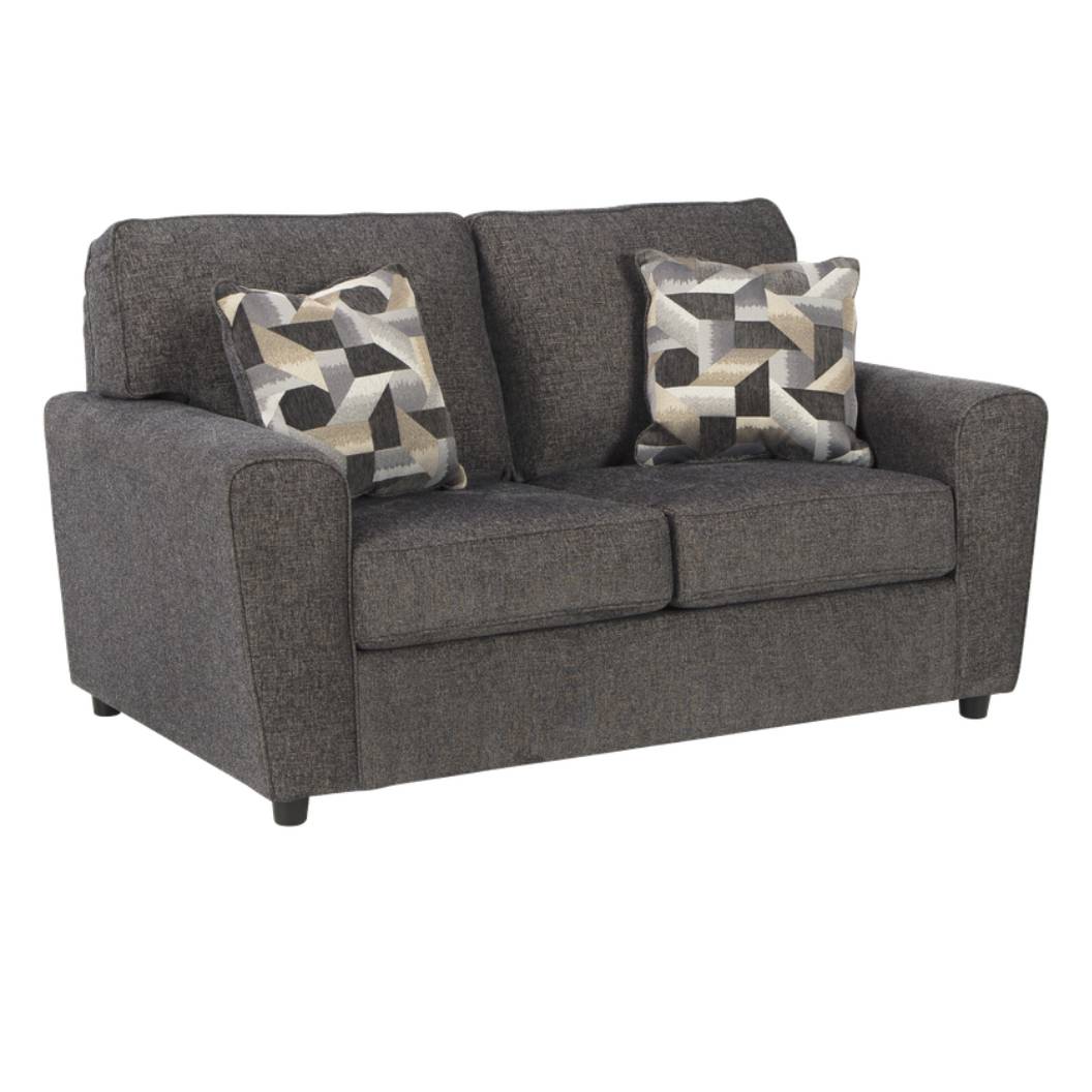 Causeuse en tissu gris - Cascilla