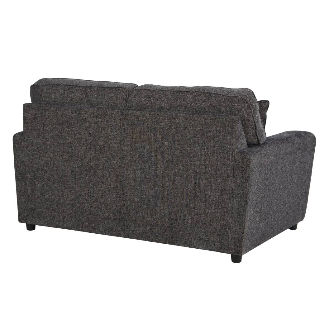 Causeuse en tissu gris - Cascilla