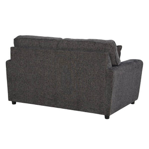 Causeuse en tissu gris - Cascilla