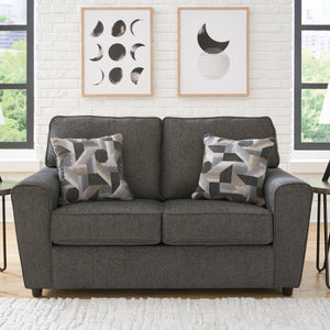 Causeuse en tissu gris - Cascilla