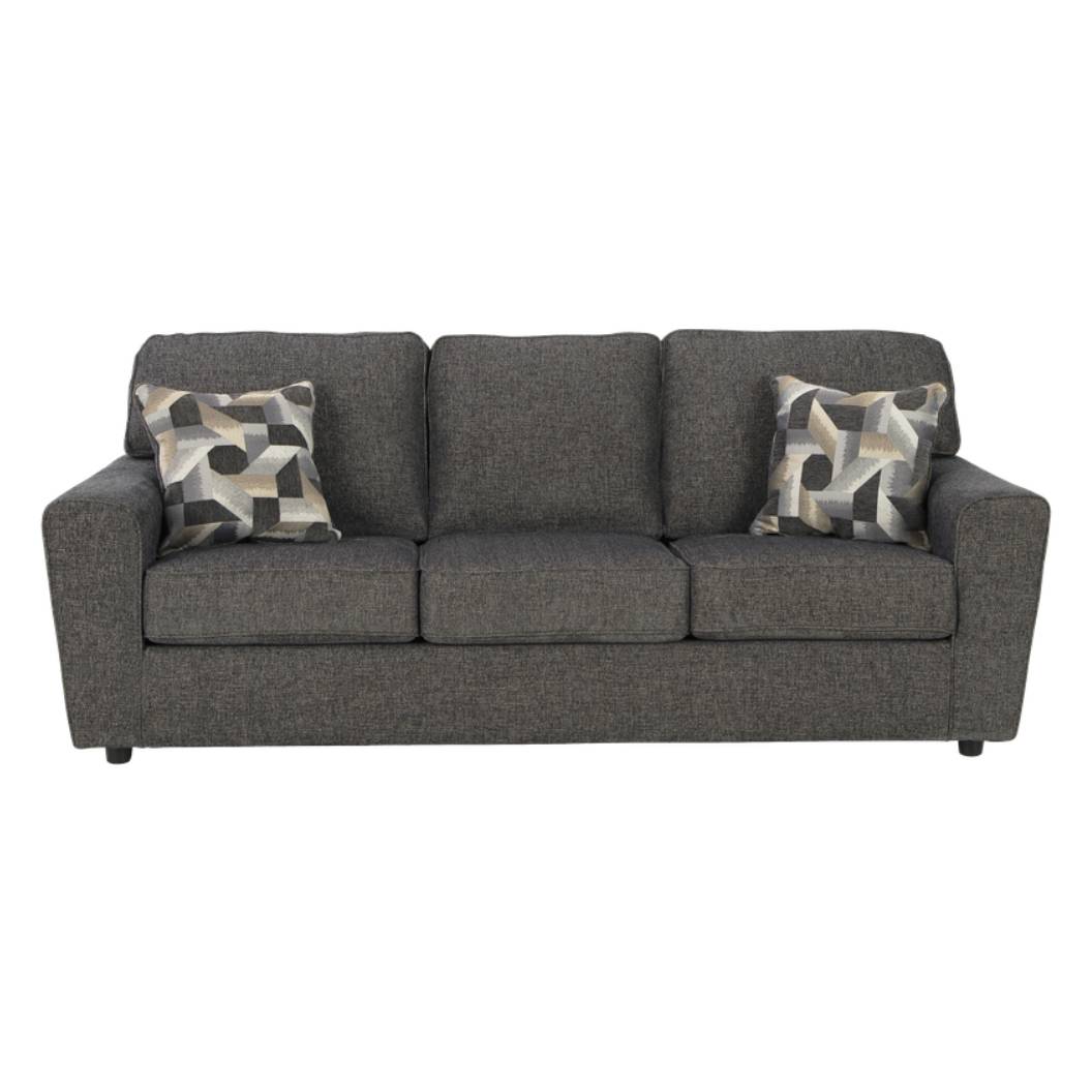 Sofa en tissu gris foncé - Cascilla