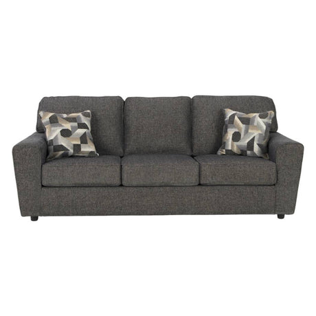 Sofa en tissu gris foncé - Cascilla