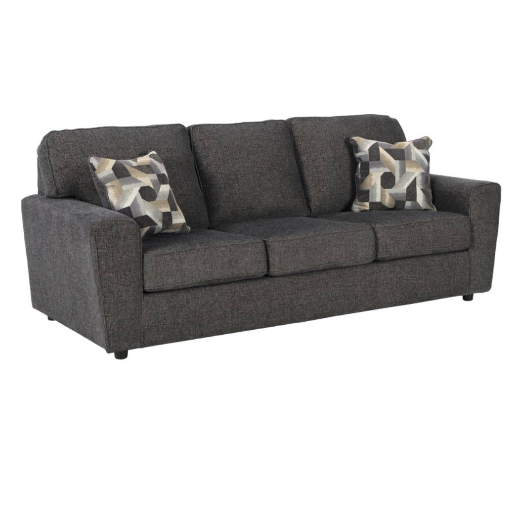 Sofa en tissu gris foncé - Cascilla