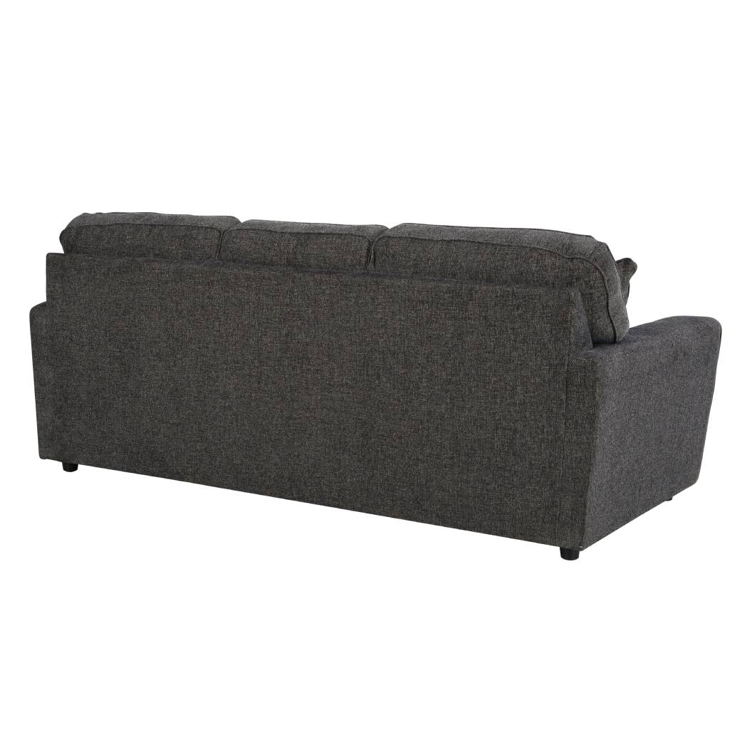 Sofa en tissu gris foncé - Cascilla