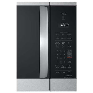 Micro-ondes à hotte intégrée 30 po, 1,8 pi³ Inox noir avec IA