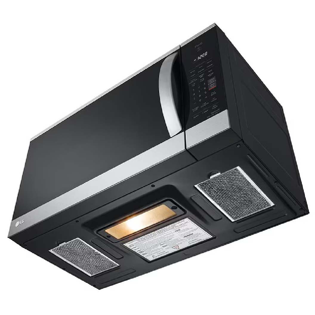 Micro-ondes à hotte intégrée 30 po, 1,8 pi³ Inox avec IA