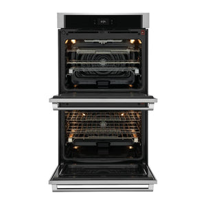Four encastrable double 30 po 5,3 pi³ par cavité Inox