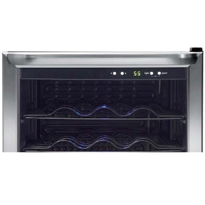 Refroidisseur à vin 22 po, 45 bouteilles Inox à 2 zones