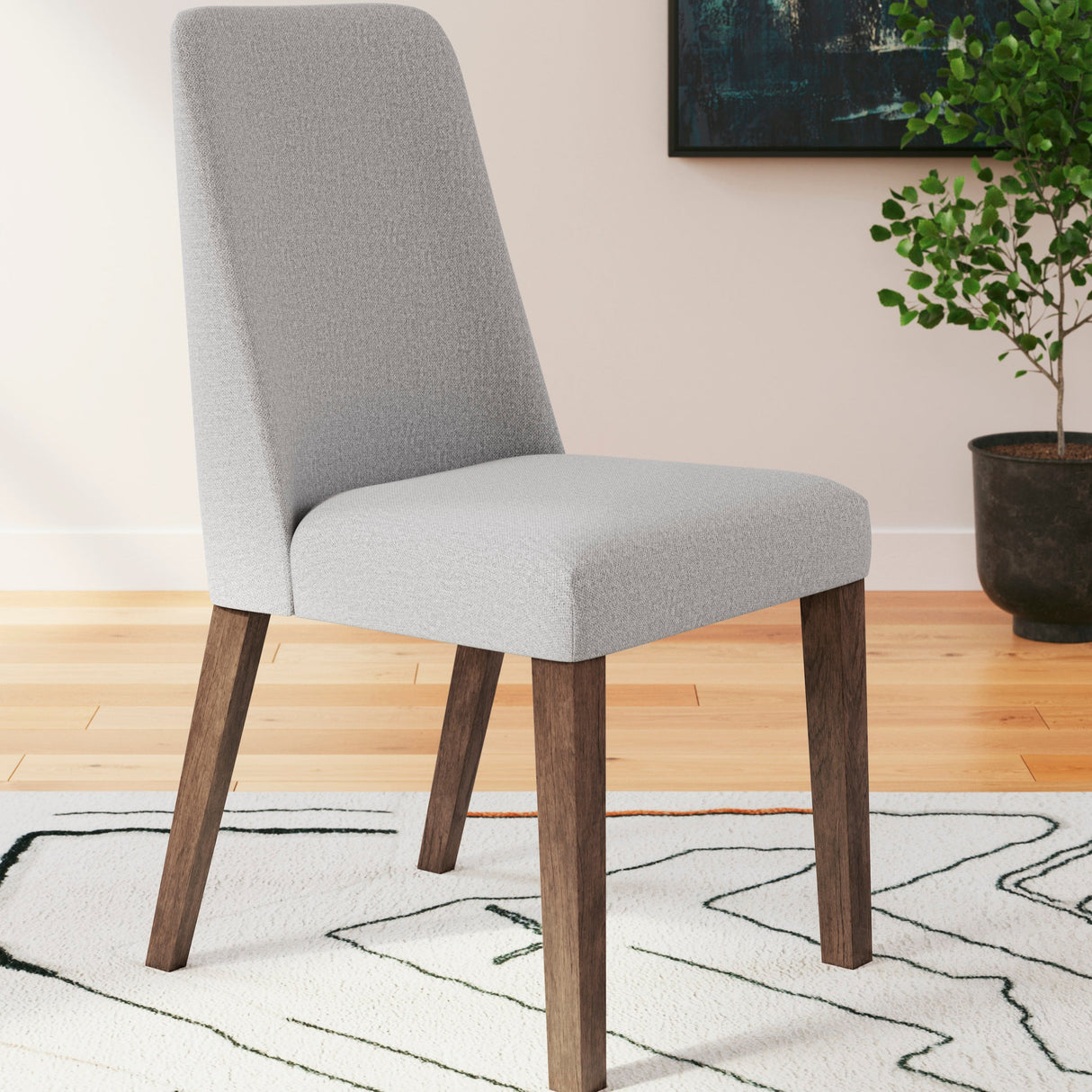 Ensemble de 2 chaises de salle à manger rembourrées - Lyncott