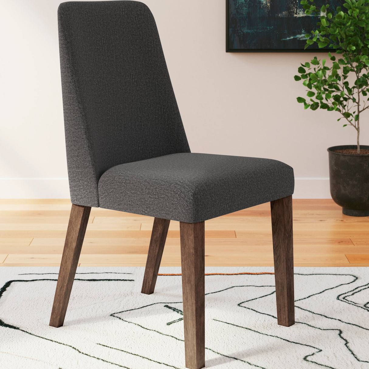 Ensemble de 2 chaises de salle à manger rembourrées - Lyncott