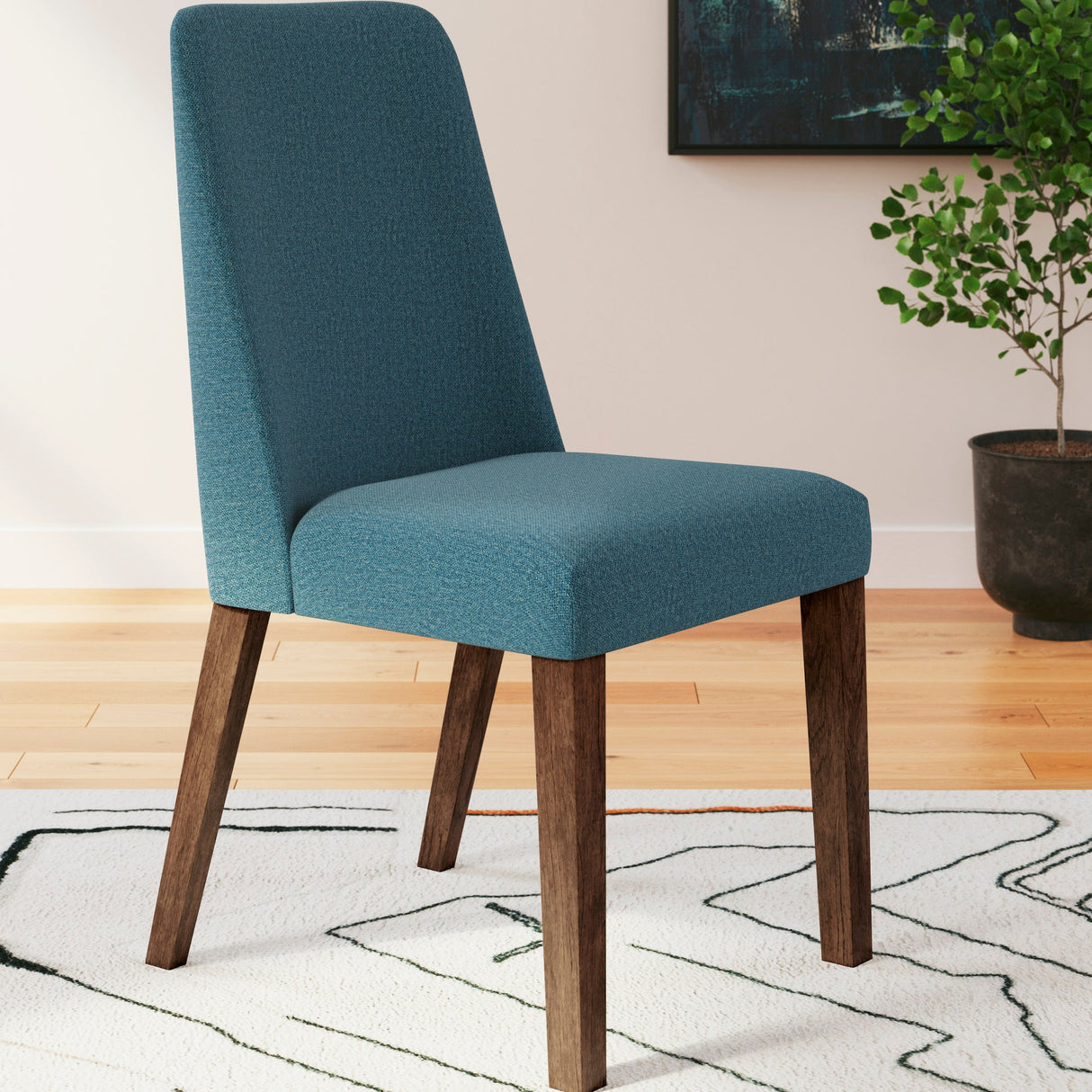 Ensemble de 2 chaises de salle à manger rembourrées - Lyncott