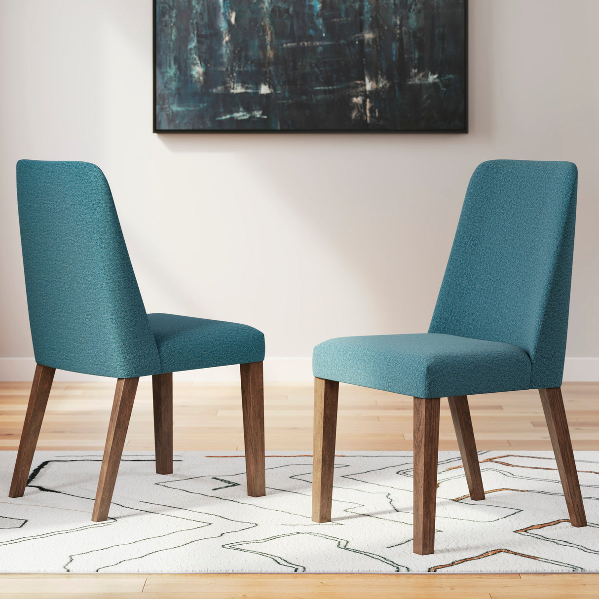 Ensemble de 2 chaises de salle à manger rembourrées - Lyncott