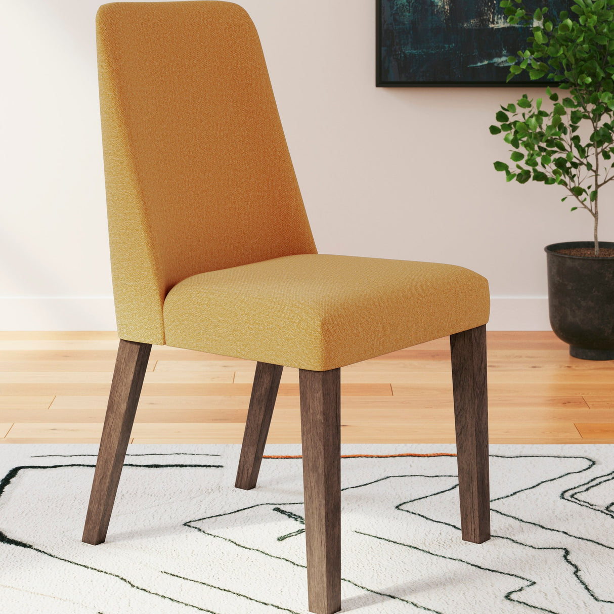 Ensemble de 2 chaises de salle à manger rembourrées - Lyncott
