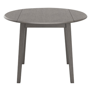 Table de salle à manger en bois grise extensible - Shullden