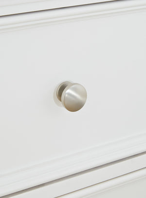 Table de chevet Blanc en bois - Fortman
