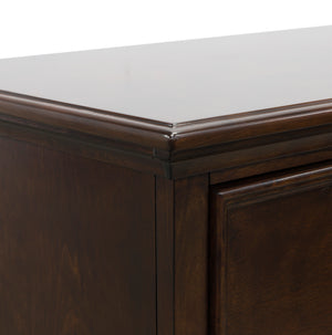 Commode à 5 tiroirs en bois brun - Danabrin