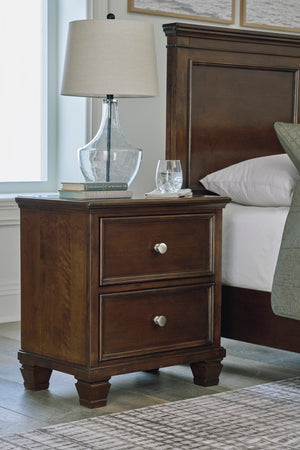 Table de chevet Brun en bois - Danabrin