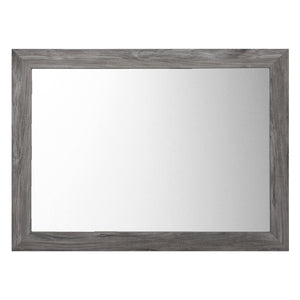 Miroir de bureau en bois/MDF gris foncé - Bronyan