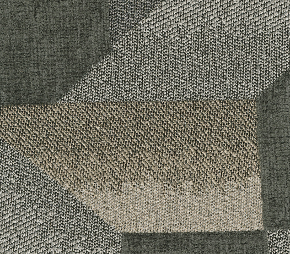 Sofa en tissu beige avec chaise longue - Cascilla