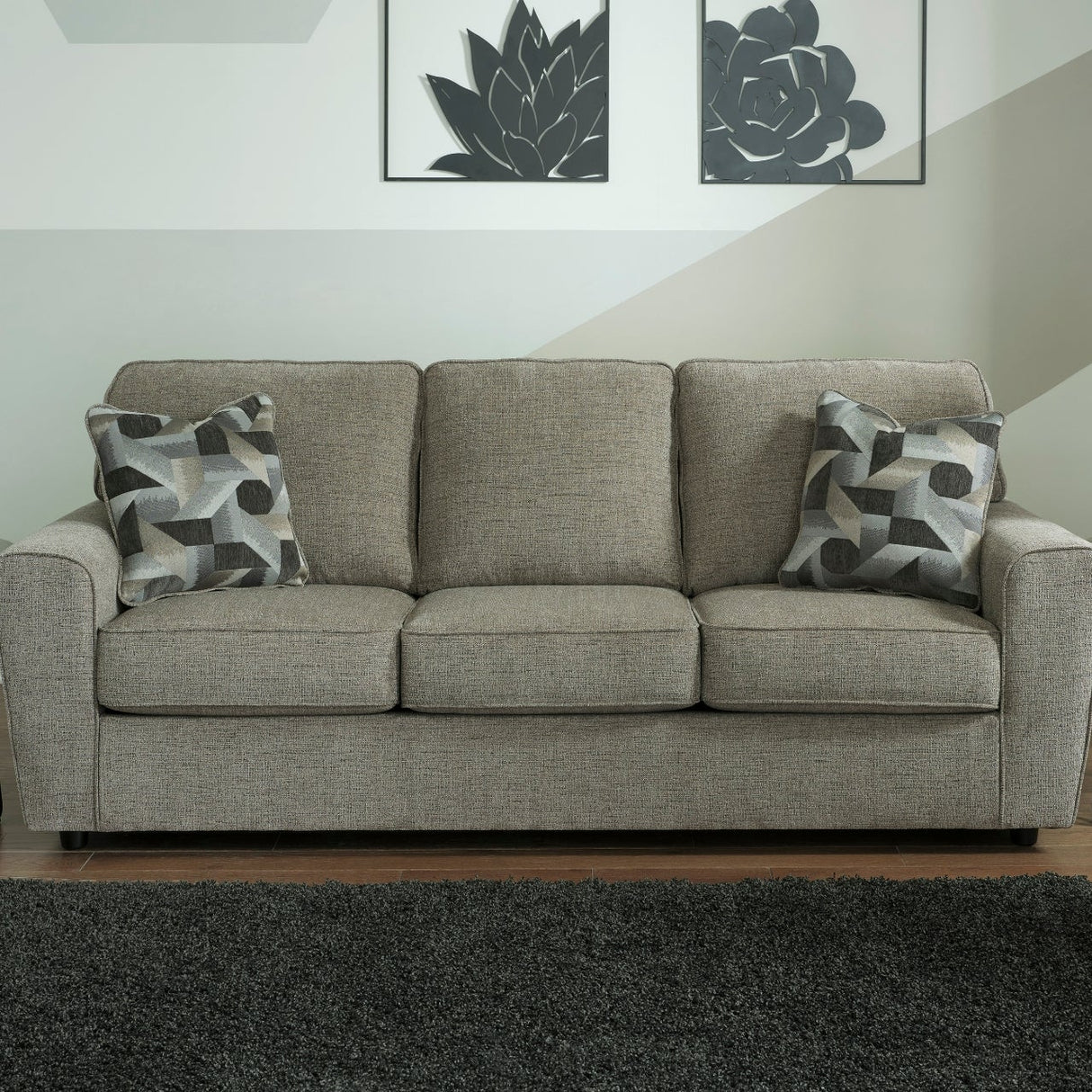 Sofa en tissu taupe - Cascilla