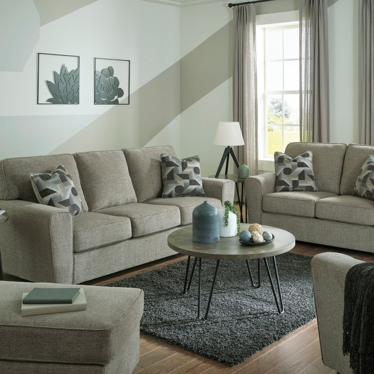 Sofa en tissu taupe - Cascilla