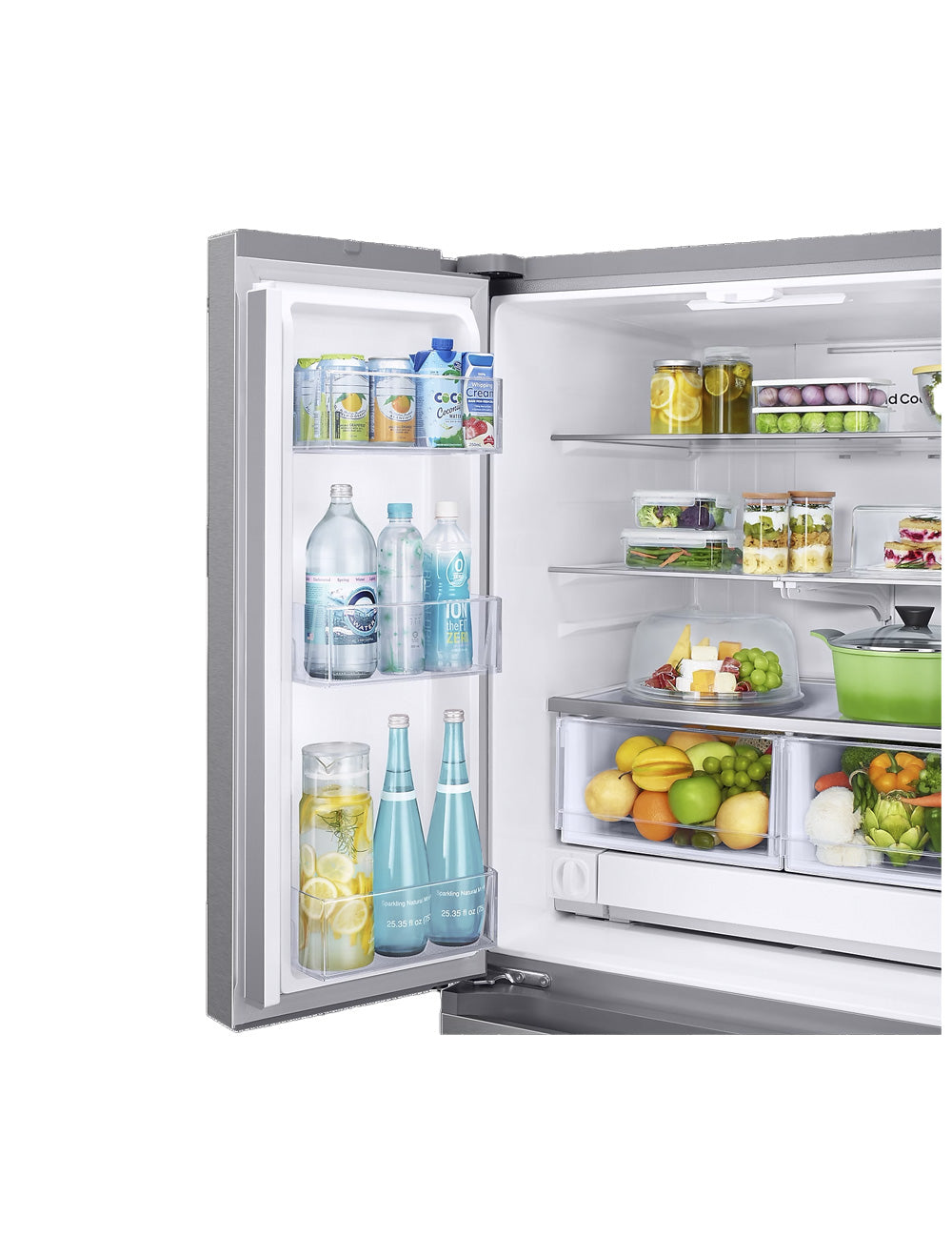 Réfrigérateur portes françaises Inox 33po