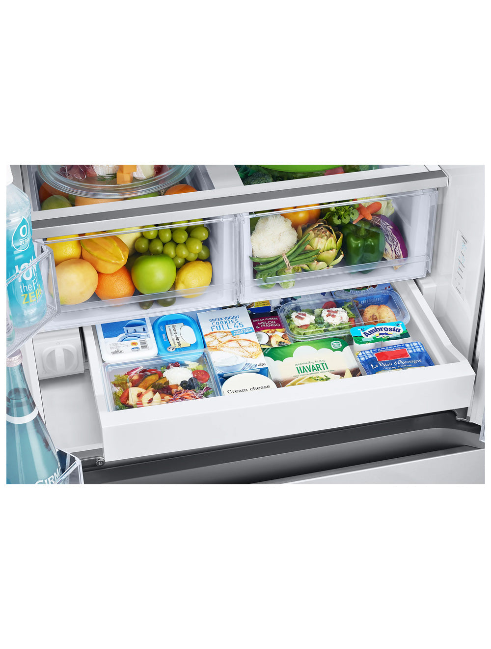 Réfrigérateur portes françaises Inox 33po
