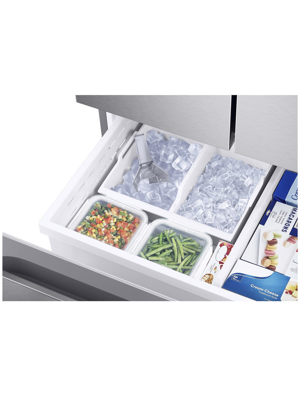 Réfrigérateur portes françaises Inox 33po