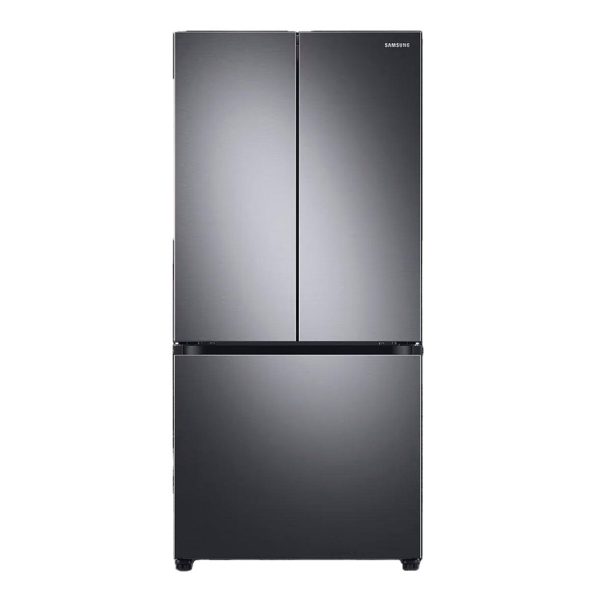 Réfrigérateur portes françaises Inox noir 33po