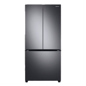 Réfrigérateur portes françaises Inox noir 33po