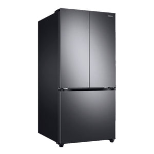 Réfrigérateur portes françaises Inox noir 33po