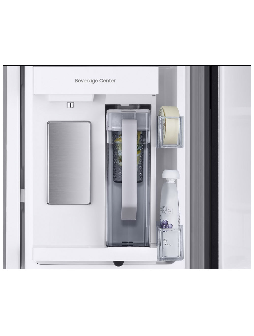 Réfrigérateur portes françaises Inox noir 33po
