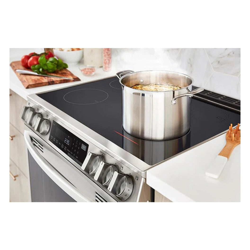 Cuisinière à induction encastrable 30 po Inox - Air Fry & InstaView®