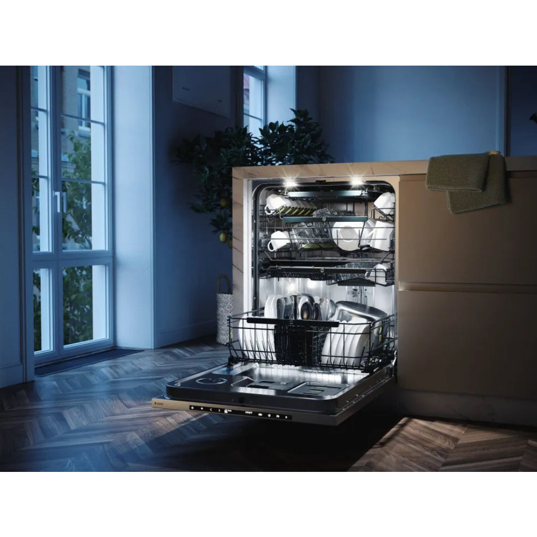 Lave-vaisselle intelligent XXL encastrable 24 po 39 dBA Inox - ConnectLife avec 4 paniers