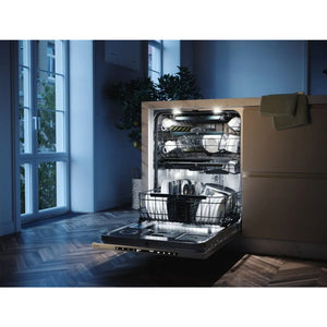 Lave-vaisselle intelligent XXL encastrable 24 po 39 dBA Inox - ConnectLife avec 4 paniers