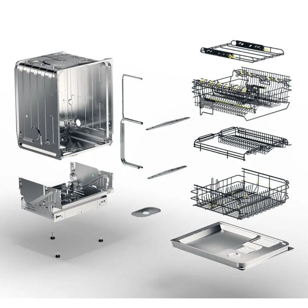 Lave-vaisselle XXL encastrable 24 po 42 dBA Inox avec Super Cleaning System & Turbo Combi Drying™