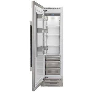Réfrigérateur colonne encastrable 24 po, 13 pi³ Inox - Charnière gauche