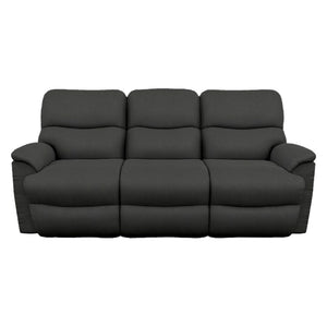 Sofa inclinable aspect cuir noir - Trouper