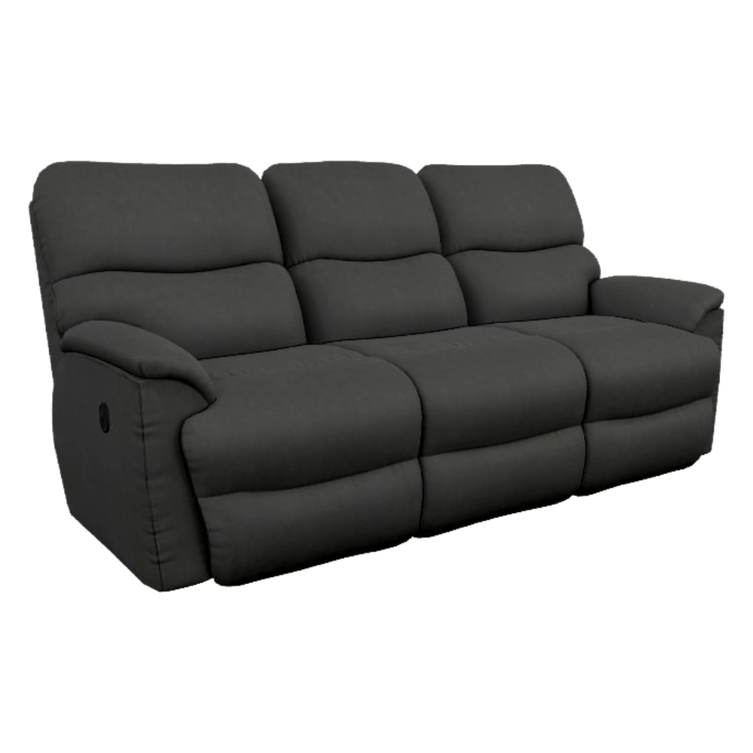 Sofa inclinable aspect cuir noir - Trouper
